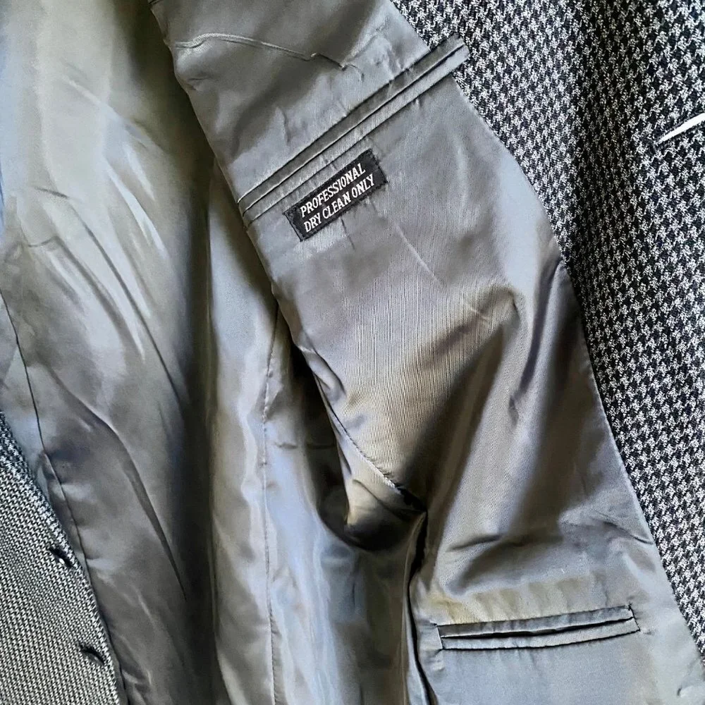 Stafford Options 3 Button Sports Coat Jacket Blazer 42R